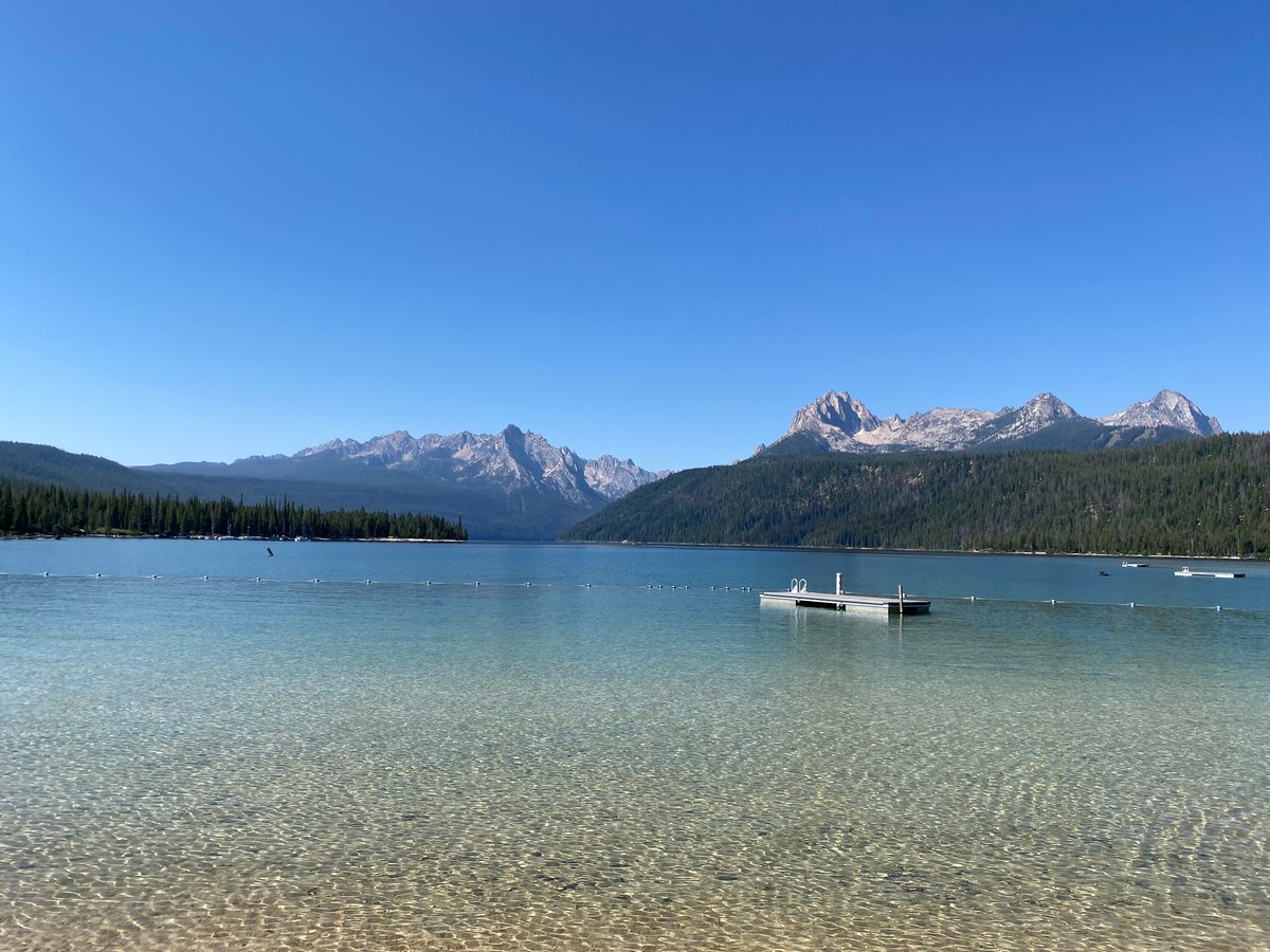 Redfish Lake Outlet Beach