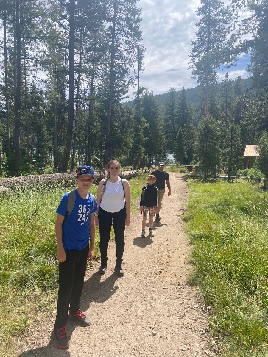 Redfish Lake, Day Hike to Bench Lakes