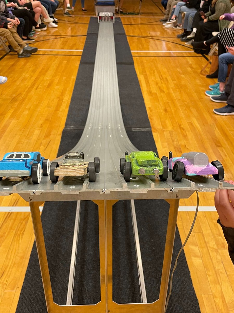 Pinewood Derby Cars Ready to Race!